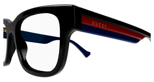 GUCCI GG1303O 003 Black Medium Men's 54 mm Eyeglasses