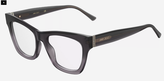 JIMMY CHOO GREY CLEAR